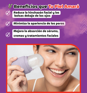 Rodillo facial de hielo