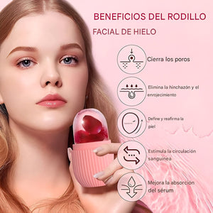 Rodillo facial de hielo